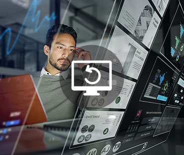 Businessman Digital interface