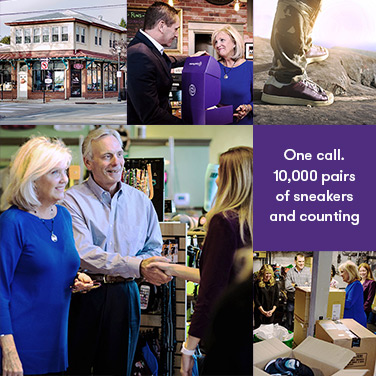 On call. 10,000 pairs of sneakers and counting